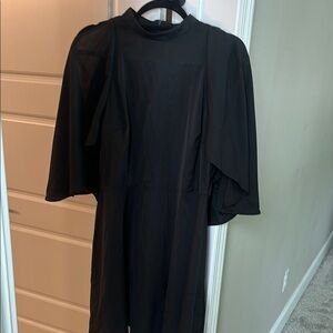 SHEIN Black Long Sleeve Dress